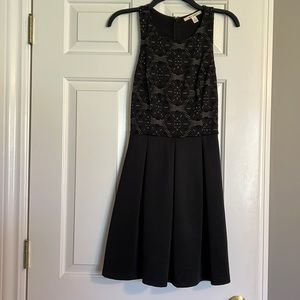 Black miami brand dress with zipper back